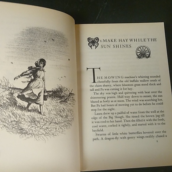 👩Long Winter Little House Prairie Laura Ingalls Wilder Children's Chapter Book - Picture 9 of 9